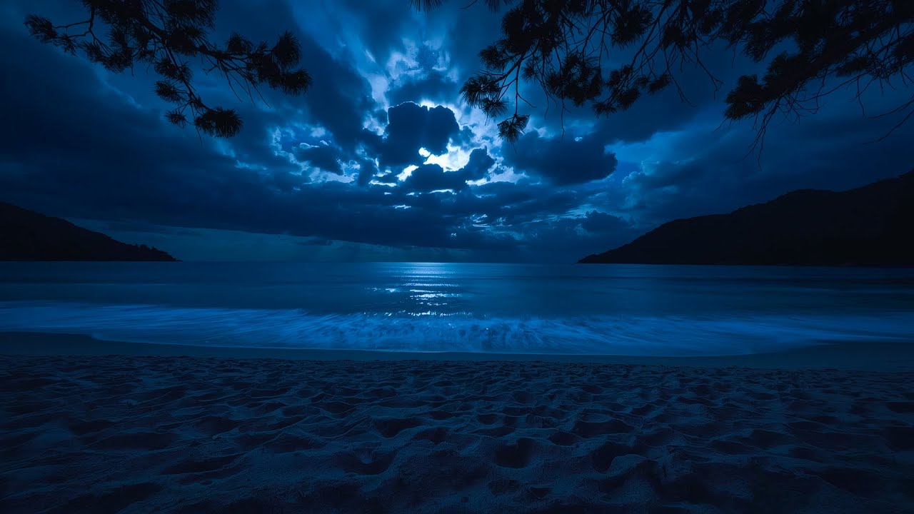 Ocean Waves That Heal 🌙 Stress and Anxiety Relief | Soothing Ocean Noise for Calm Rest