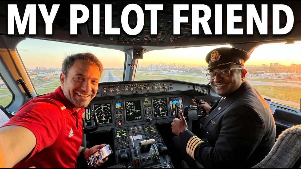 ✈️When Your Friend Is the One Flying You Home | Air Canada A220