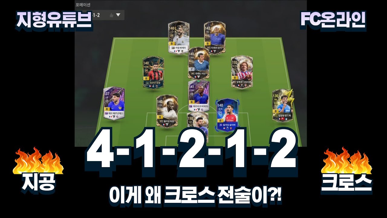 FC 온라인 41212 전술 소개🔥 | 공격적 풀백, 크로스 전술 찾는 분께 강추!👍