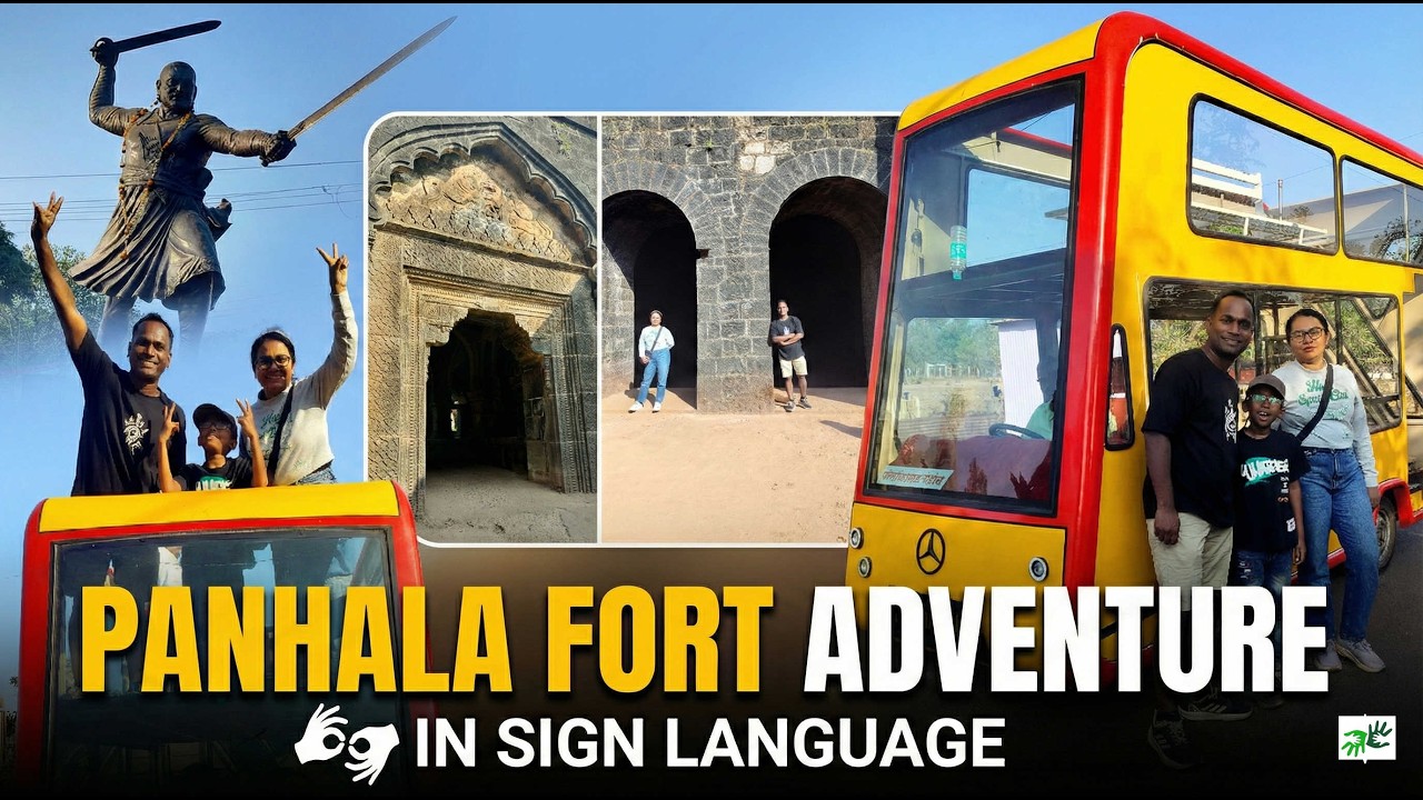 Panhala Fort Vlog in Sign Language | Deaf Tours | Talking Hands India