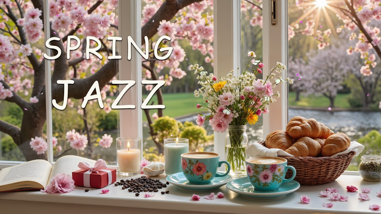 Spring Morning Jazz | Soft Jazz Music & Positive Piano for Stress Relief, Focus & Deep Sleep