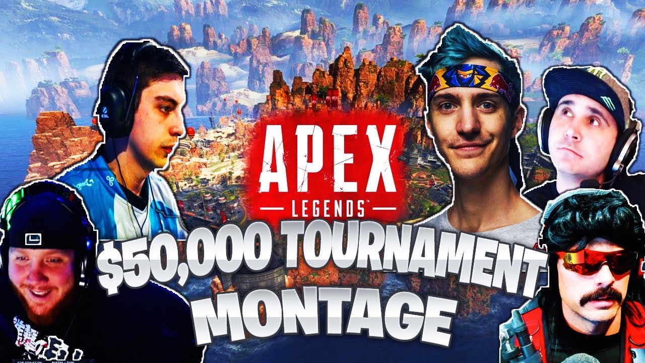 $50,000 YouTuber/Streamer Apex Legends Twitch Rivals Tournament Montage