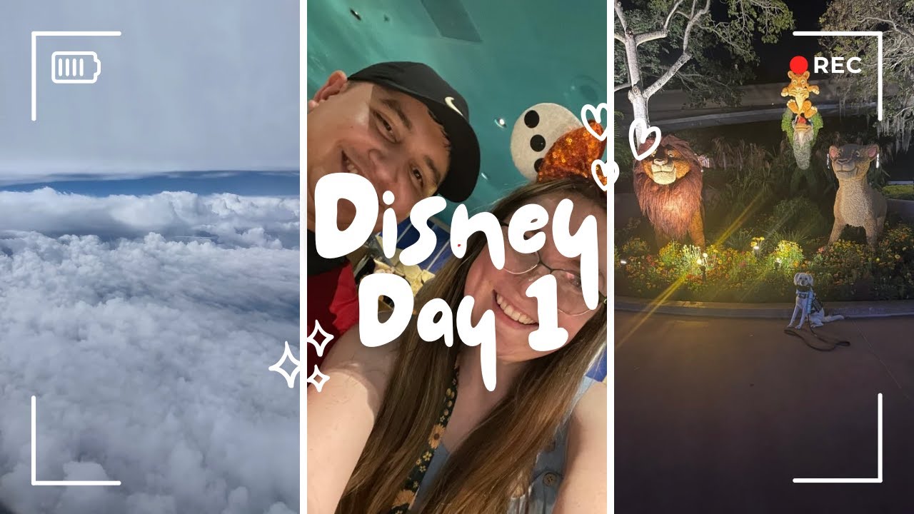 Disney Vlogs With A Service Dog: DAY ONE! Travel and Epcot