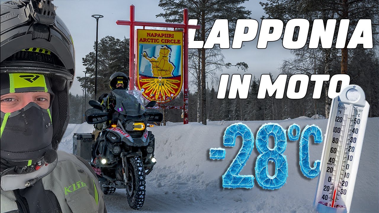In moto fino al Circolo Polare Artico nel cuore dell’inverno a -28°C | ARTIC RIDE