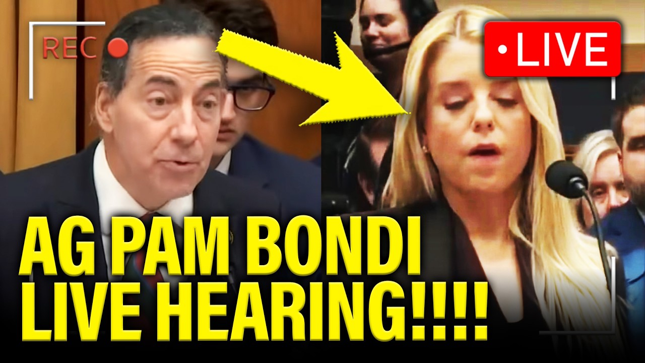 LIVE: AG PAM BONDI TESTIFIES ON EPSTEIN FILES AND MORE