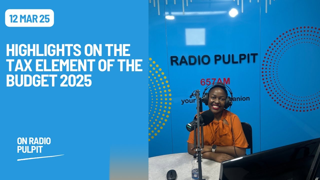 Highlights of the tax elements on the National Budget Speech