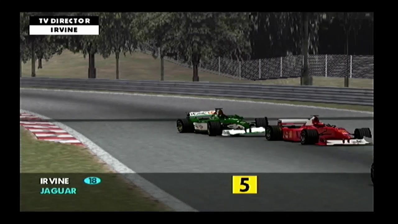 F1 2001 (PS2), Race 13, Hungary (Spectator Mode, Reverse Result Series)