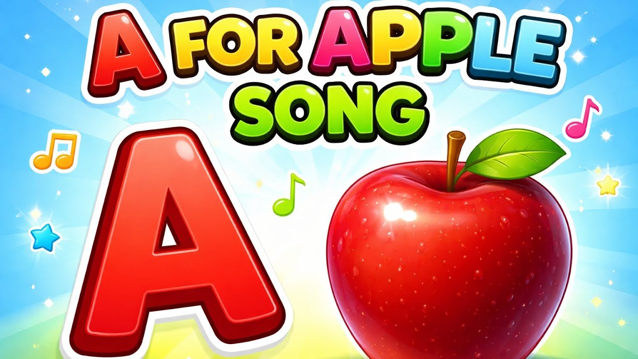 Abcd song for kids| A for Apple | Kids song | nursery rhymes| #kidssongs #aforapplekidssong #rhymes 