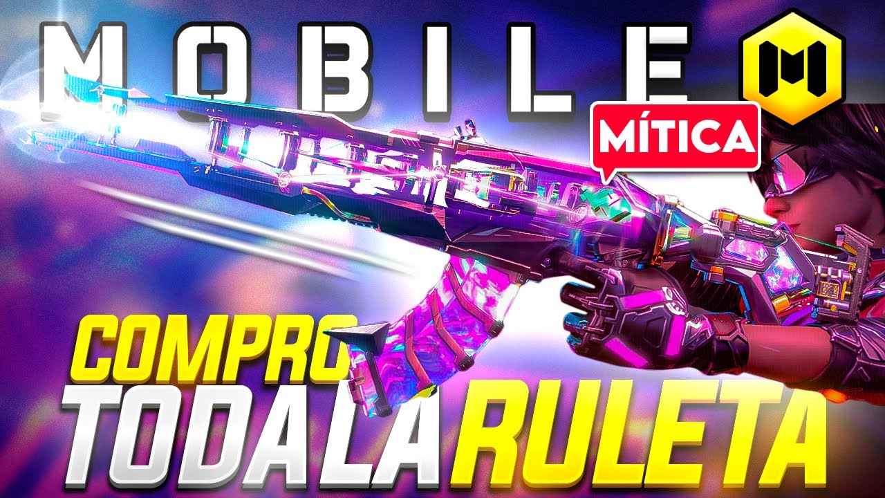 Comprando TODA la RULETA MITICA | AK 47 COD mobile