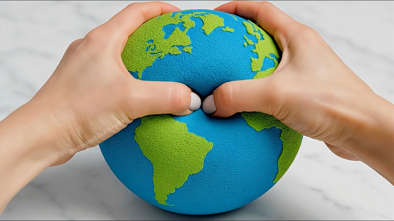 Which Planet Would You Squeeze? 🪐 Crunchy AI ASMR Squeezing & Crushing Pt.1 (Oddly Satisfying)