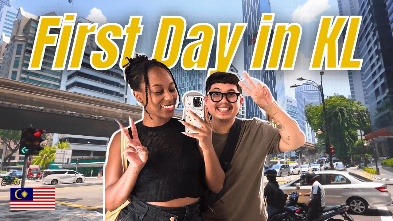 First Day in KUALA LUMPUR! 🇲🇾 | Airport to Jalan Alor Street Food Market