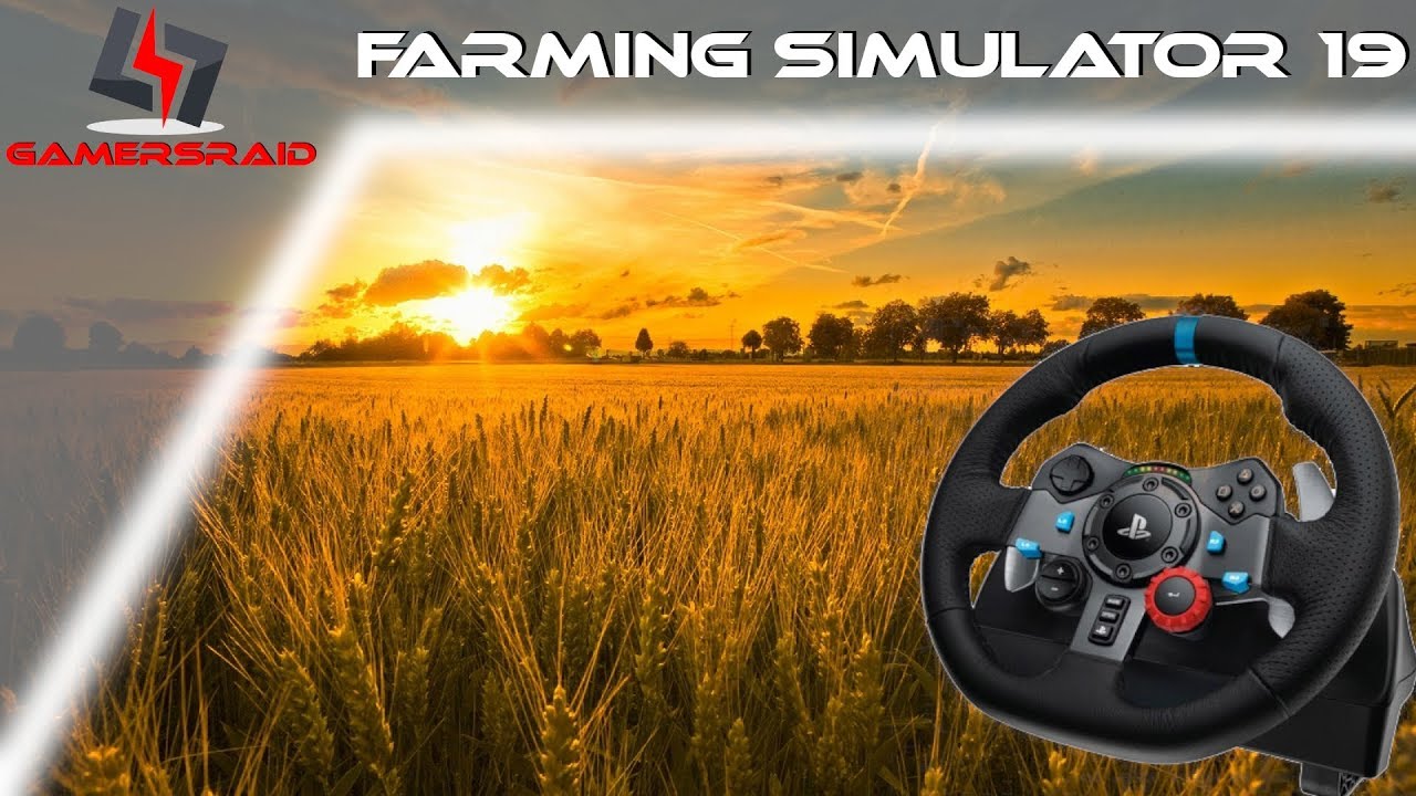 HOW TO SETUP STEERING WHEEL FOR FARMING SIMULATOR 2019!!!