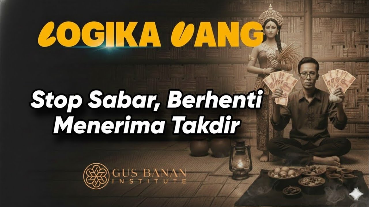 🚀 LOGIKA UANG: STOP SABAR, BERHENTI MENERIMA TAKDIR || - GUS BANAN