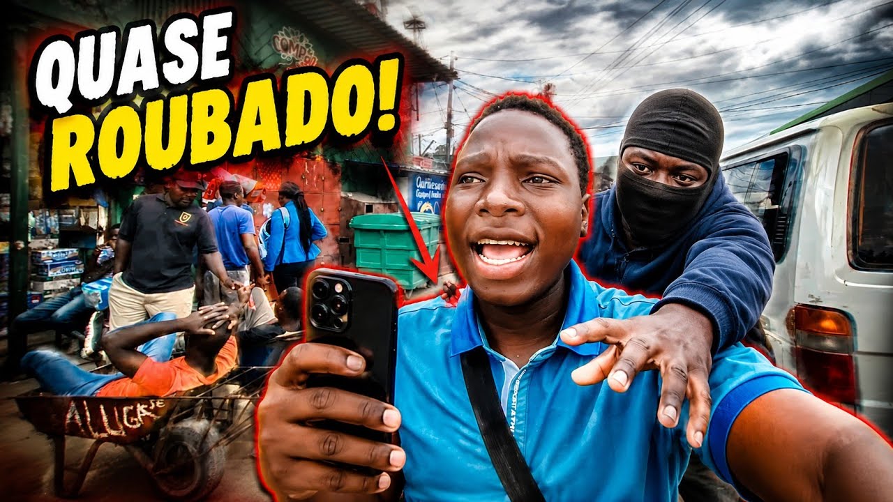 FUI QUASE ROUBADO NO MERCADO ZIMPETO! 😱 O QUE ACONTECEU FOI SURREAL