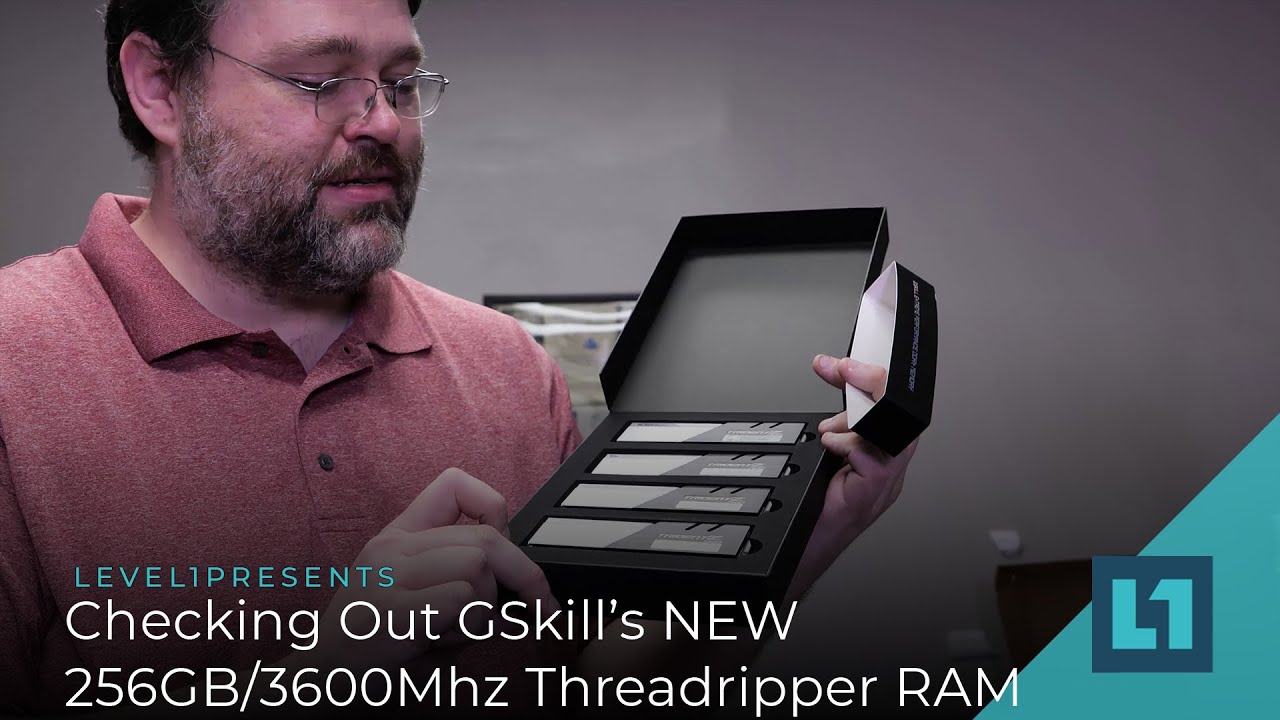Checking Out GSkill’s NEW 256GB/3600Mhz Threadripper RAM