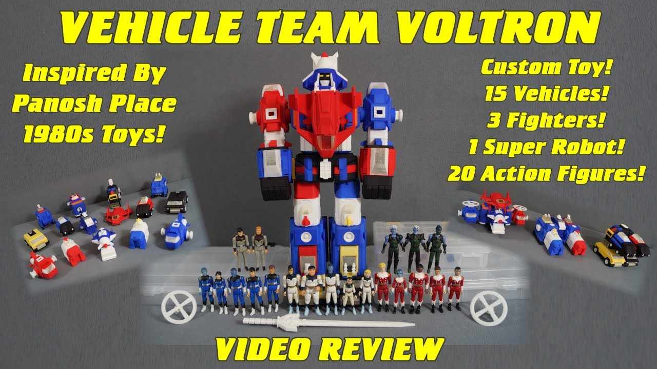Panosh Place-Inspired Vehicle Team Voltron Custom Toy - Video Review