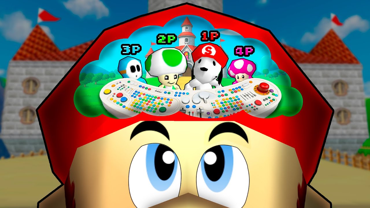 MARIO 64 pero TODOS controlan al MISMO MARIO