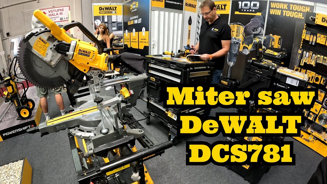 Miter saw- DeWALT DCS781🪚Demonstration of functionalities, e.g. cut line indicator-shadow vs. laser