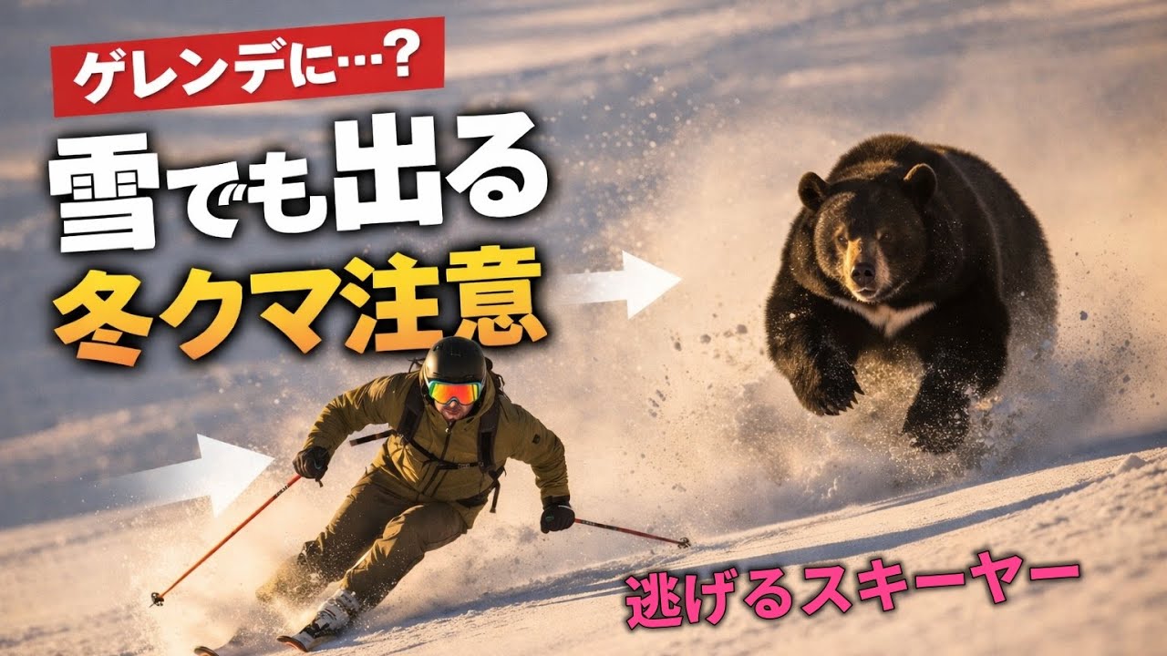 【2025年冬の実例3件】雪でもクマは出る：白馬・大和町・南三陸から学ぶ安全な判断軸