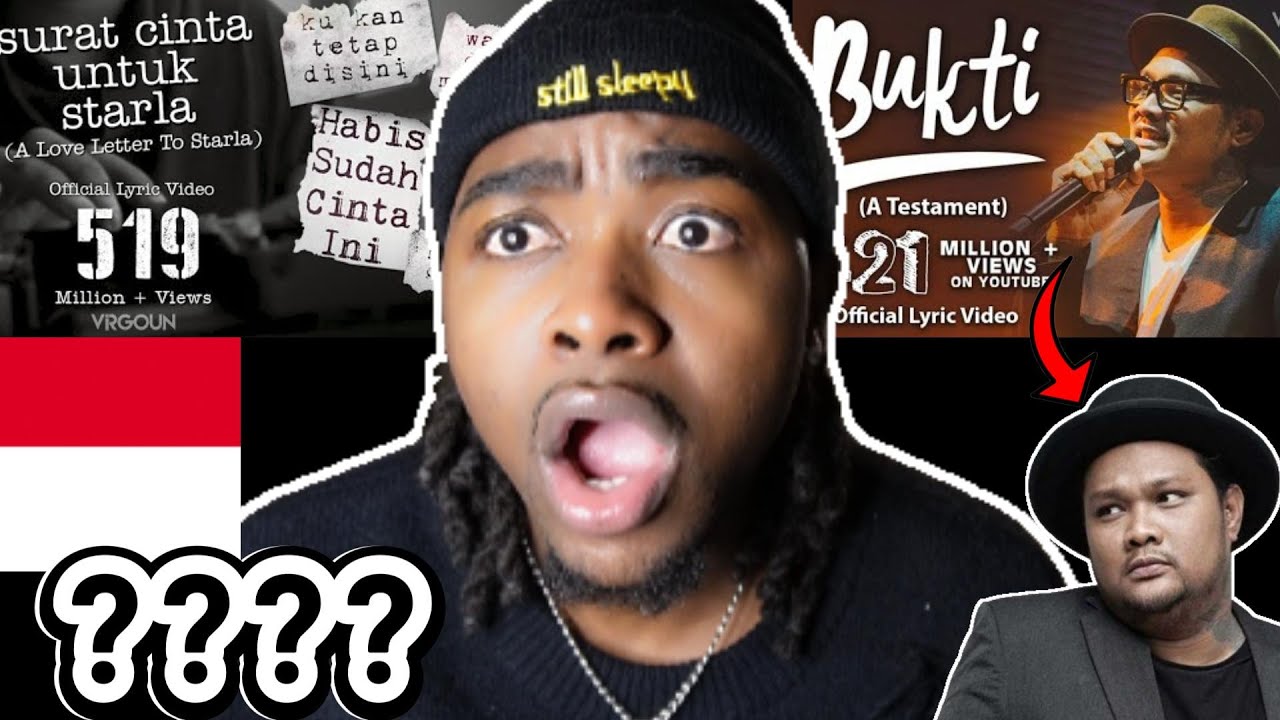 🇮🇩Virgoun - Surat Cinta Untuk Starla l Bukti l Lyric Video (REACTION!!)