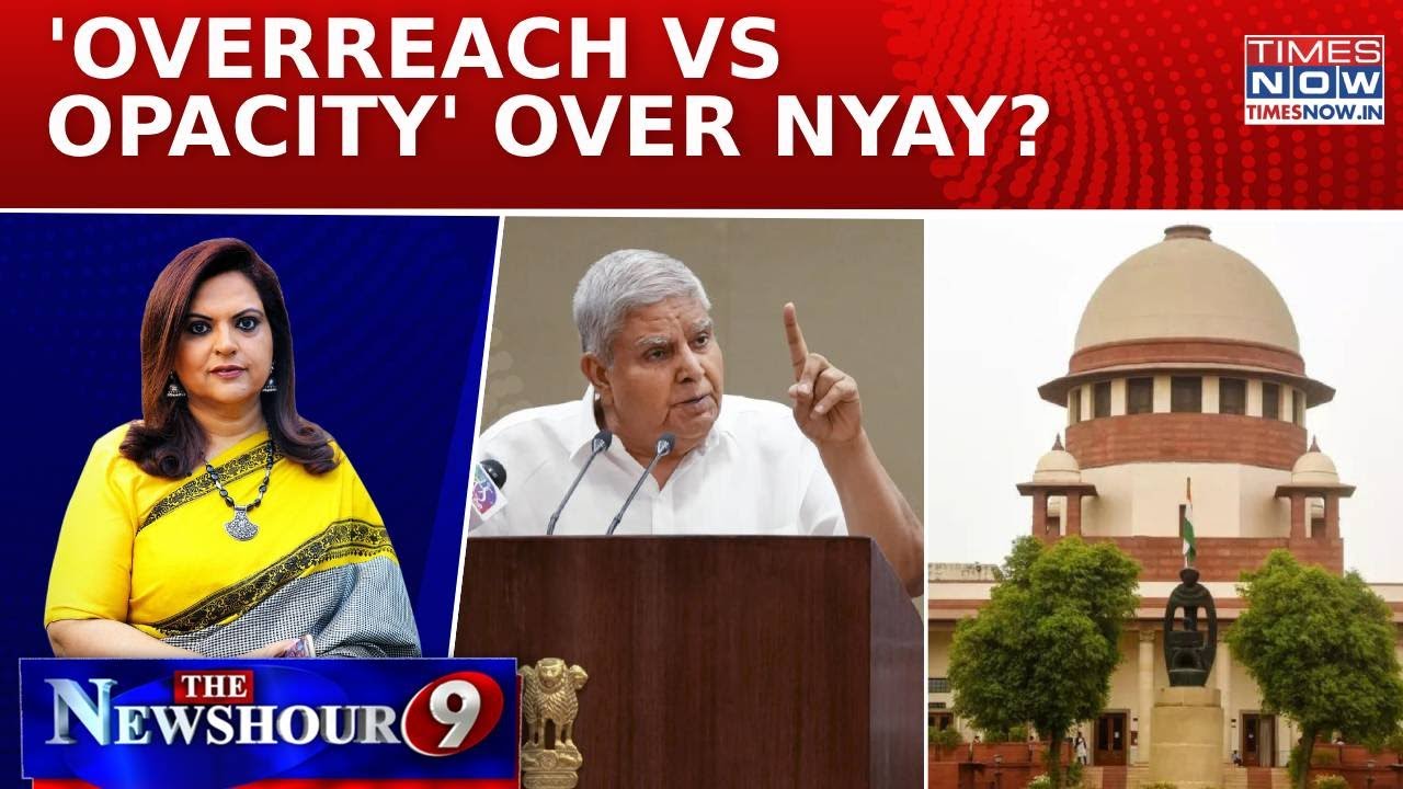 Judiciary vs Executive Clash: V-P Questions SC’s Powers, Gets Sharp Retort on Article 142| Newshour