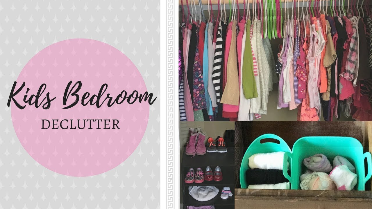 KIDS BEDROOM DECLUTTER | minimalist wardrobe for two toddlers