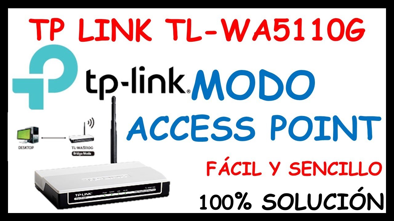 ✅💥 Configuracion TP LINK WA5110G modo AP | Access Point TP LINK TL-WA5110G 54Mbps (FÁCIL y SENCILLO)