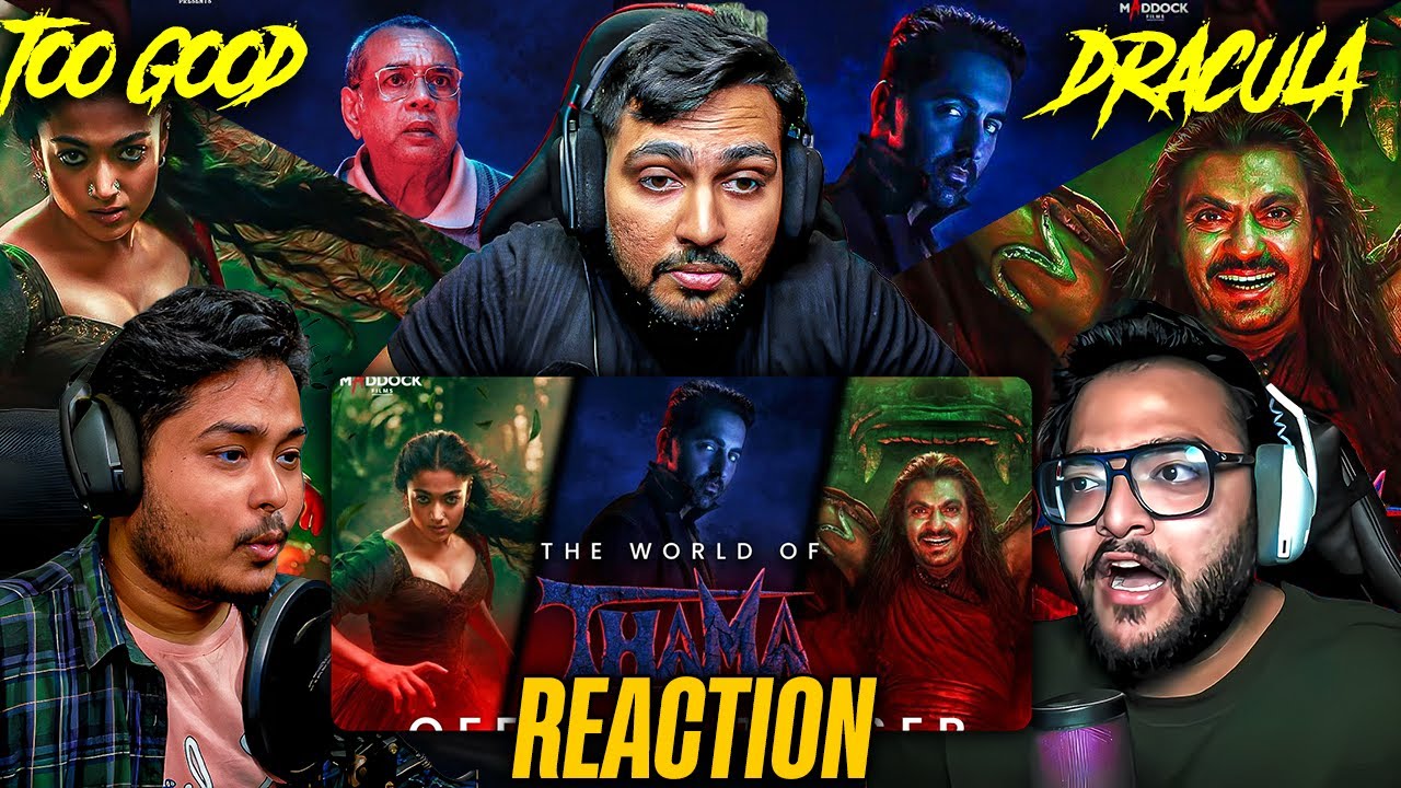 Thama Teaser Reaction | Ayushmann Khurrana | Rashmika Mandanna | Maddock | Desi Bros TV