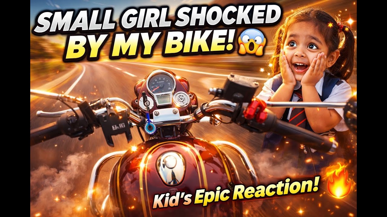 First Motovlog- SHOCKED by My Bike! 😱 Kid's Epic Reaction!🔥 #motovlog
