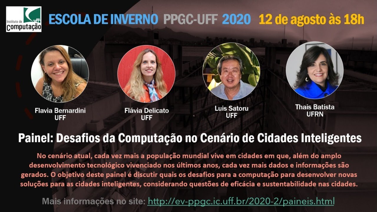Painel: Desafios da Computação no Cenário de Cidades Inteligentes