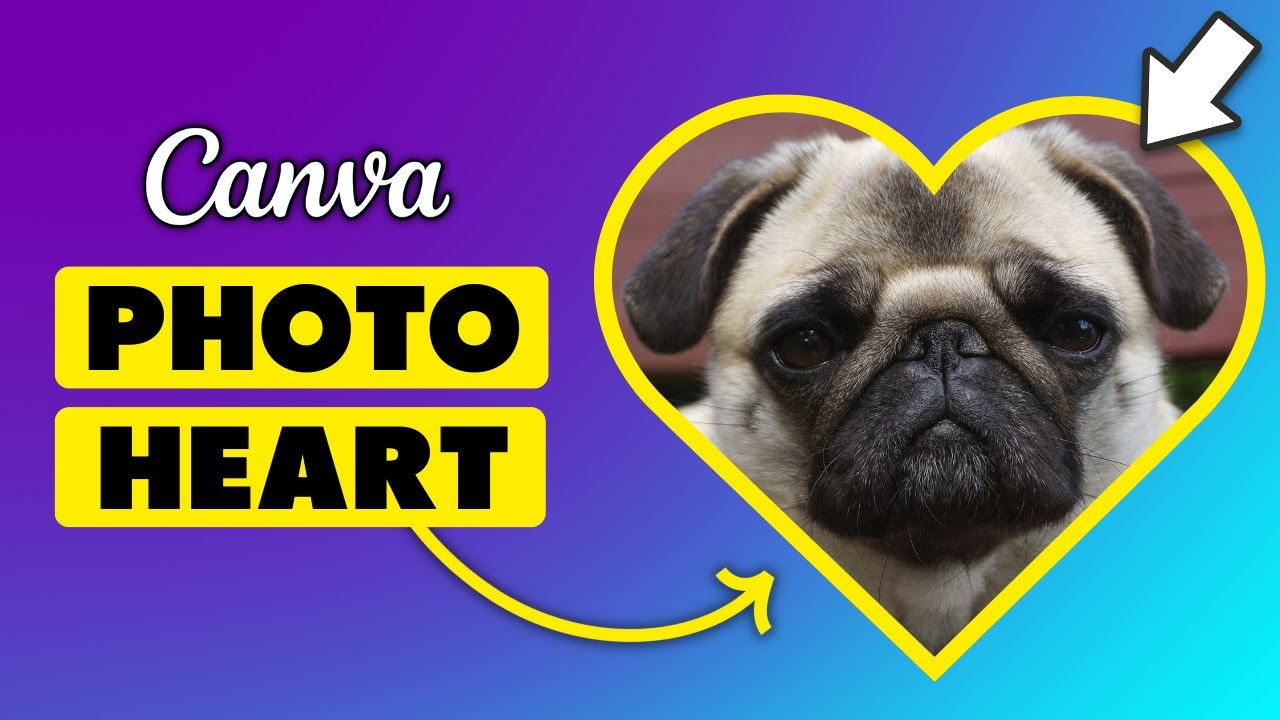How To Make A Photo Heart Shape In Canva