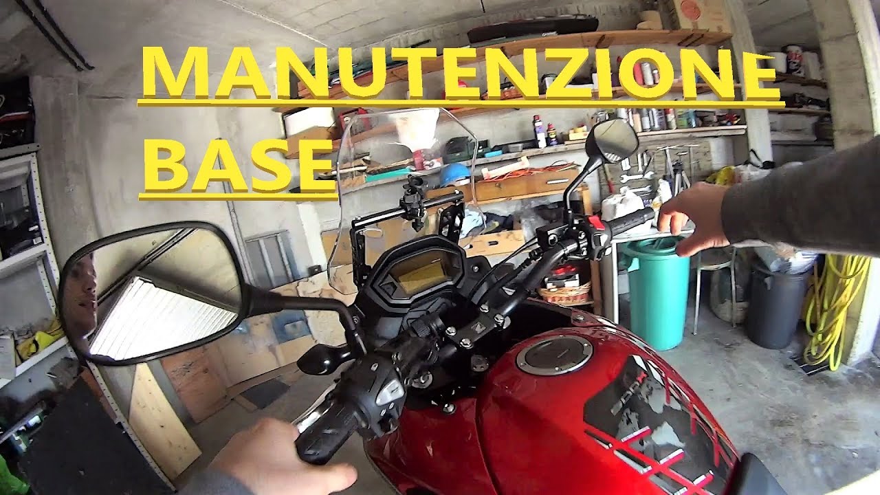 Manutenzione base moto!!