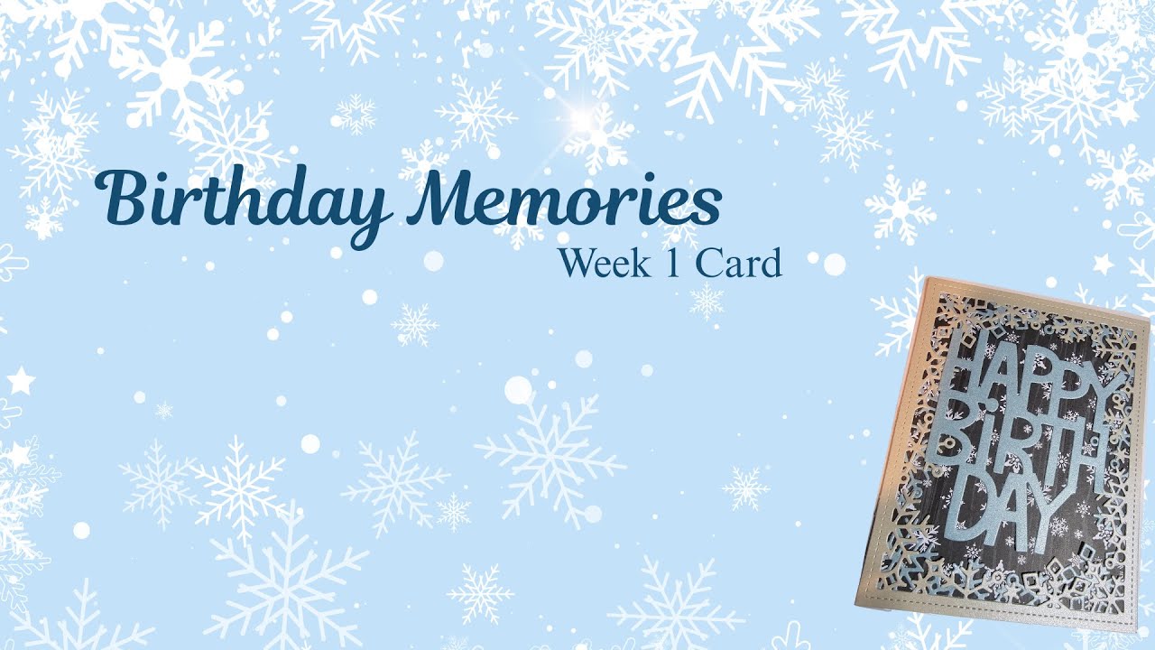 Week 1: Birthday Memories using Lawn Fawn Stamps and Dies