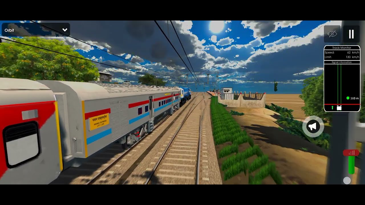 New Activity Gameplay with Pawan express!IRail sim world I Train side