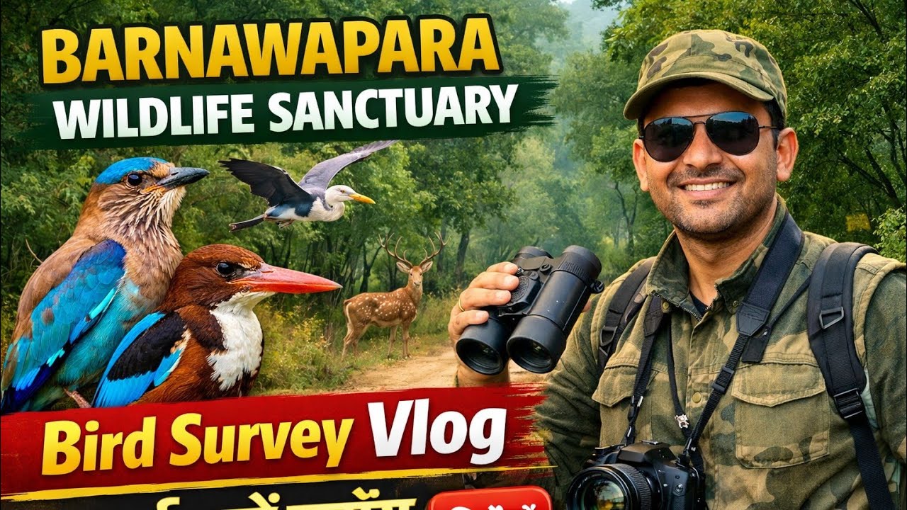 Barnawapara WLS Chhattisgarh | Bird Survey Vlog Hindi | Wildlife Adventure 2026