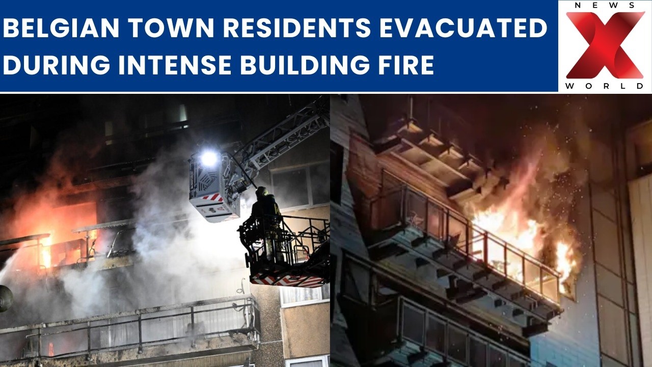 Belgian Residents Flee Homes Overnight As Explosive Fire Threatens Massive Destruction Nearby