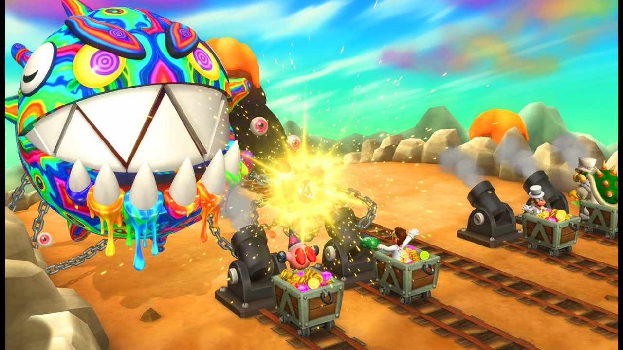 Mario Party 9 Boss Rush Challenge - Toad vs Luigi vs Mario vs Bowser ( Master Difficulty )