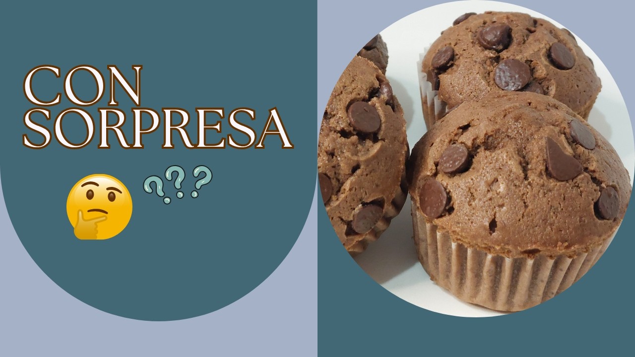 Muffins mira lo que tienen adentro #cupcake #muffinsdechocolate  #recetasfaciles  #muffinsrecipe