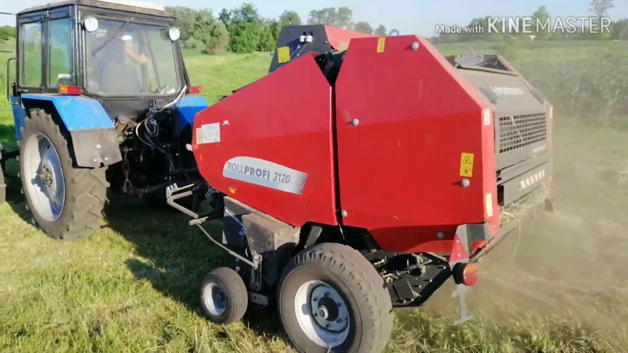 Заготівля сіна тюкачкою Pottinger 3120