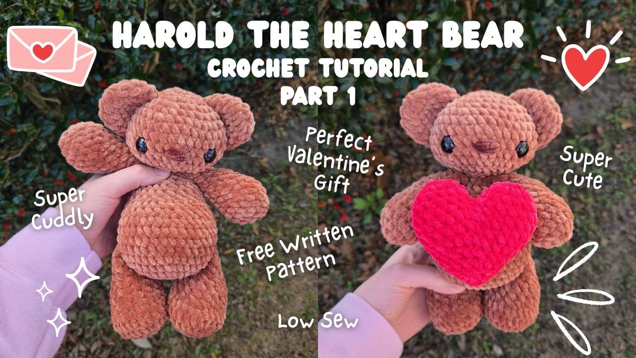 🧸❤️ Harold the Heart Bear Part 1