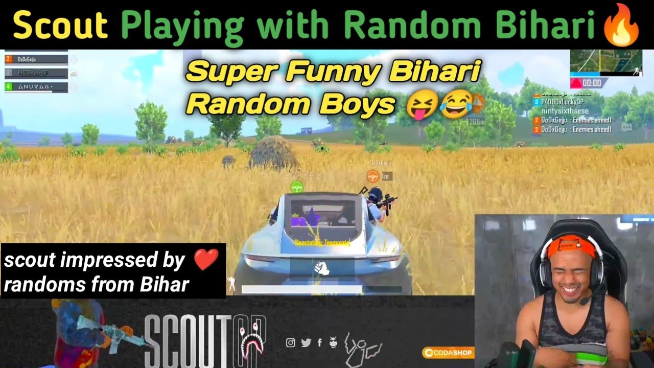 Scout Playing with Random Super Funny Bihari Boys 😂 | Scout Bihari | #scout #bihari #random