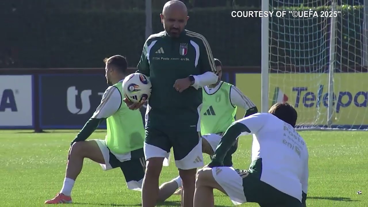 Moldova-Italia, l'allenamento completo della squadra di Gennaro Gattuso