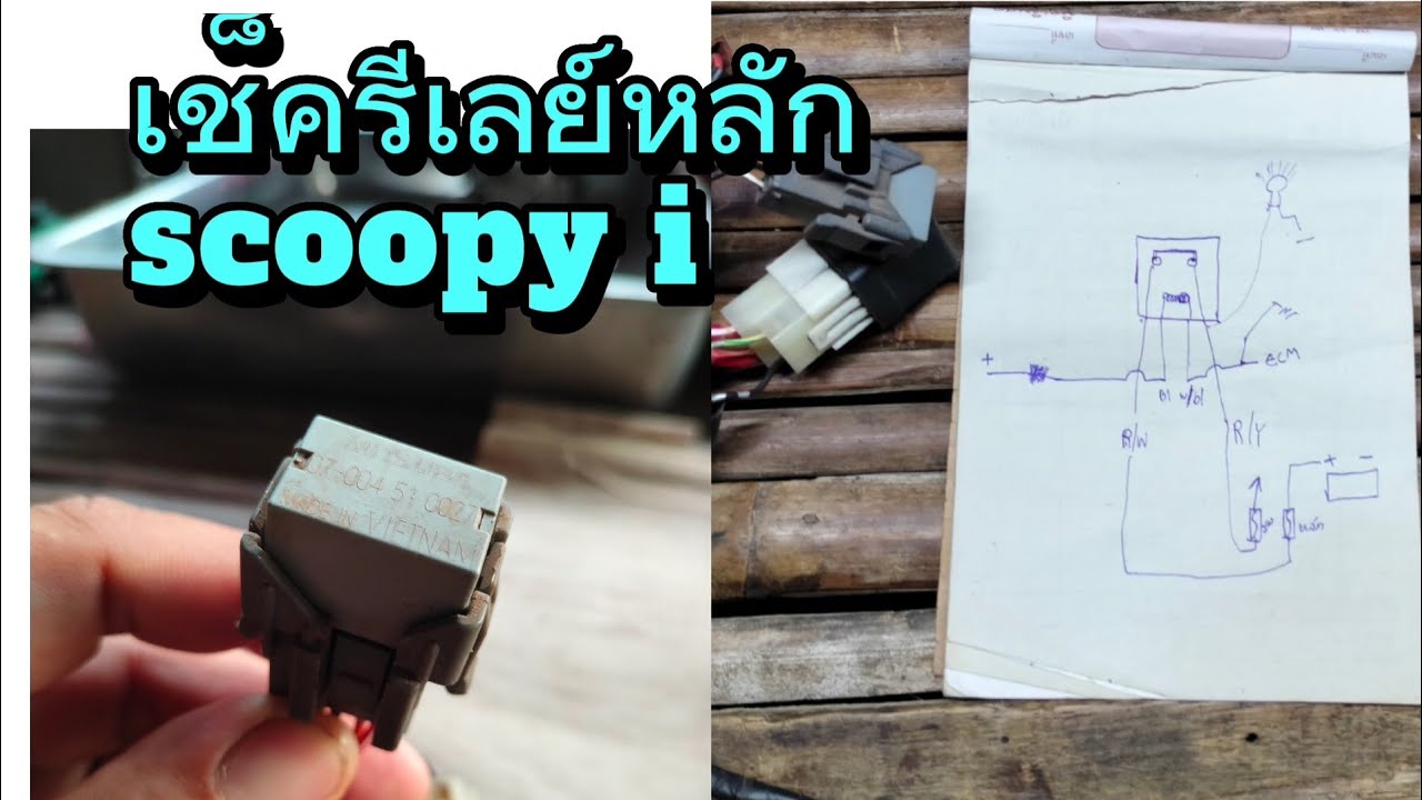 เช็ครีเลย์หลัก scoopy i คลิกi zumer x