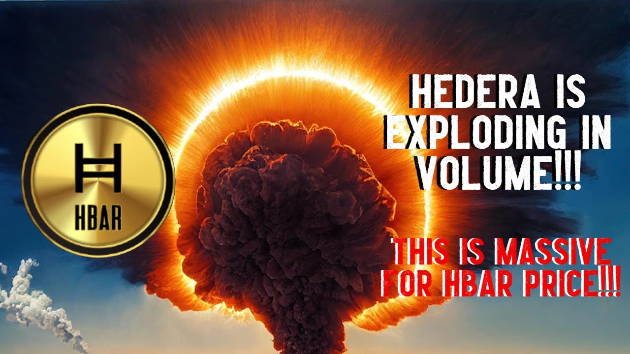 Hedera Is EXPLODING In Volume!!! This Is MASSIVE For HBAR Price!!!