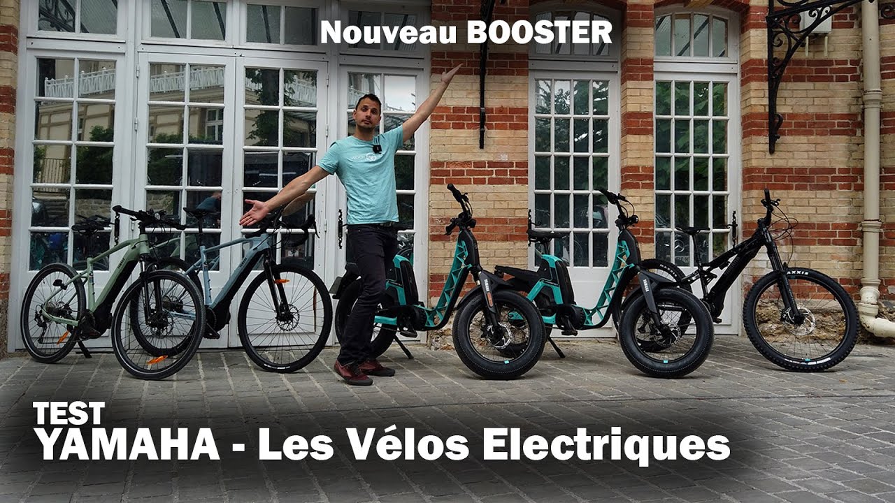 Les Nouveaux Vélos YAMAHA - Les moteurs ont enfin leurs cadres ebikes + Booster