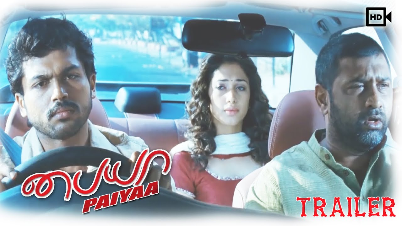 Paiyaa Tamil Movie - Trailer | Karthi, Tamannaah, Jagan | Yuvan Shankar Raja | HD 1080p