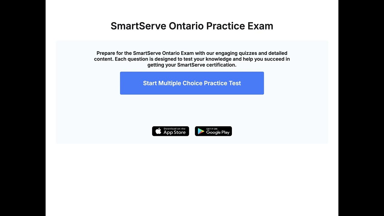 SmartServe Ontario Practice Exam
