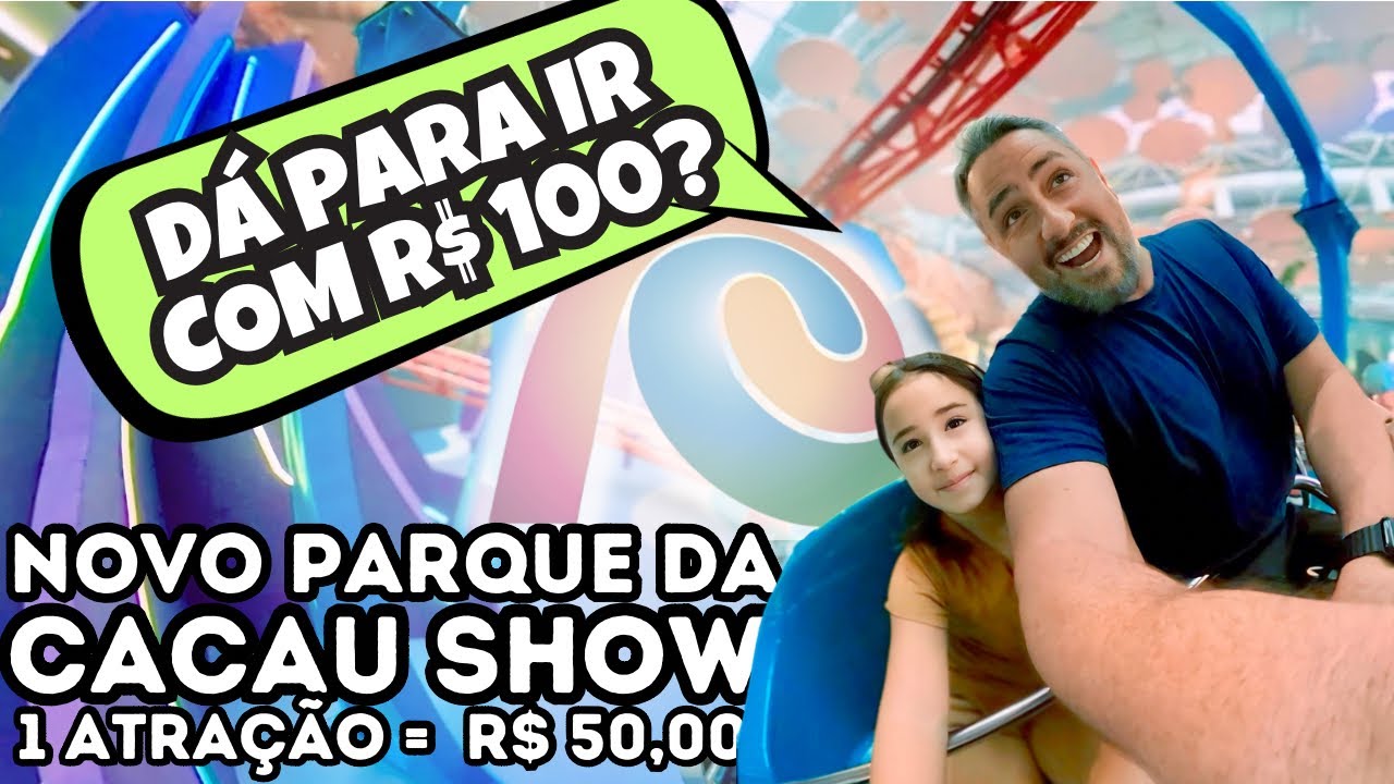 NOVO PARQUE da CACAU SHOW: PlayCenter Family ABC: Dicas, Preços e Desafio dos R$100,00.