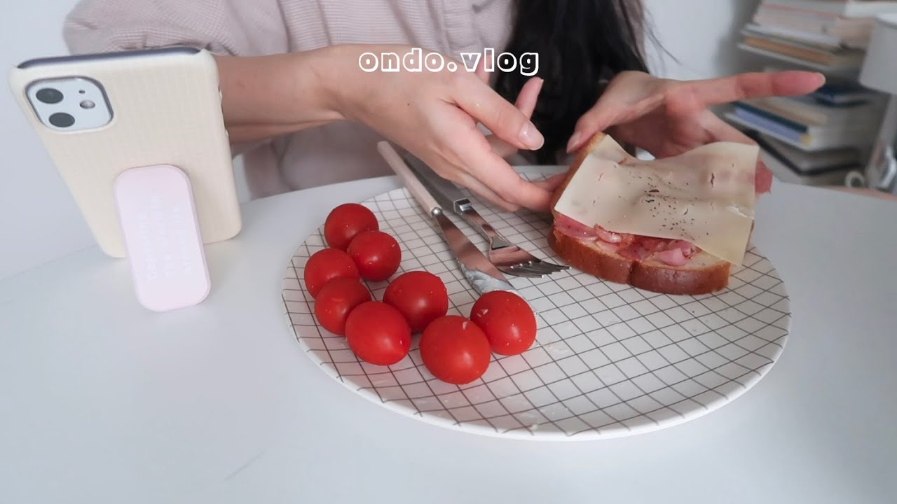 ENG)갑자기 빠진 콩국수 해 먹고,엉성한 도넛츠 만들기,손바느질로 귀여운 인형만든 일상