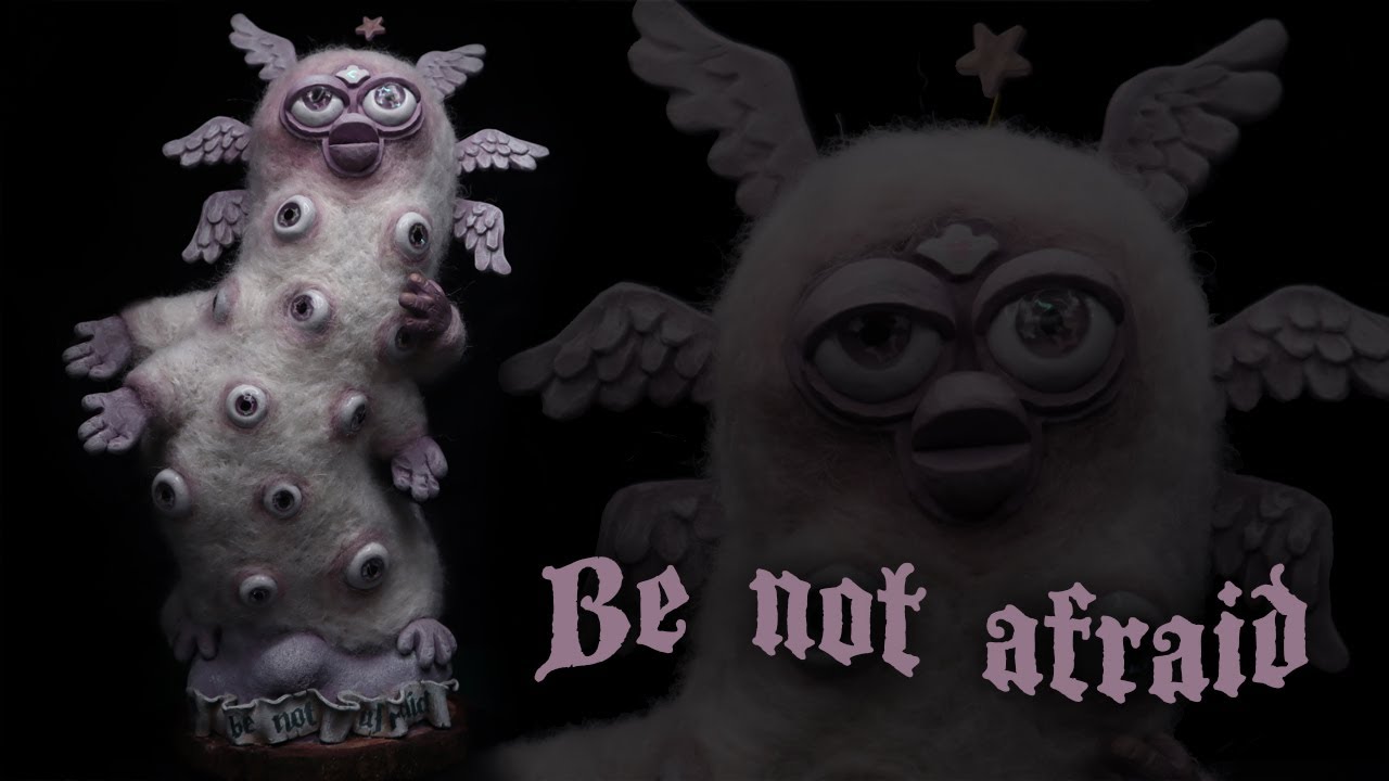 Making a Biblically Accurate Furby | Cursed Oddbody | Needle Felt